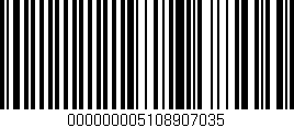 Código de barras (EAN, GTIN, SKU, ISBN): '000000005108907035'