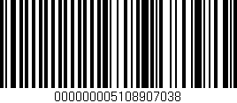 Código de barras (EAN, GTIN, SKU, ISBN): '000000005108907038'