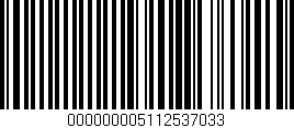 Código de barras (EAN, GTIN, SKU, ISBN): '000000005112537033'