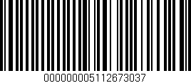 Código de barras (EAN, GTIN, SKU, ISBN): '000000005112673037'