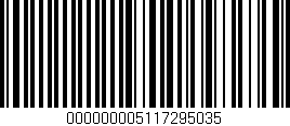 Código de barras (EAN, GTIN, SKU, ISBN): '000000005117295035'