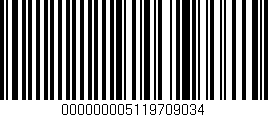 Código de barras (EAN, GTIN, SKU, ISBN): '000000005119709034'