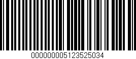 Código de barras (EAN, GTIN, SKU, ISBN): '000000005123525034'