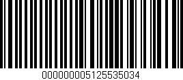Código de barras (EAN, GTIN, SKU, ISBN): '000000005125535034'