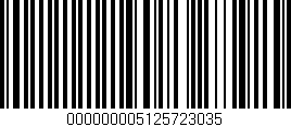 Código de barras (EAN, GTIN, SKU, ISBN): '000000005125723035'