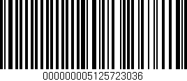 Código de barras (EAN, GTIN, SKU, ISBN): '000000005125723036'