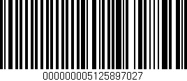 Código de barras (EAN, GTIN, SKU, ISBN): '000000005125897027'