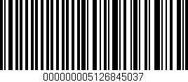 Código de barras (EAN, GTIN, SKU, ISBN): '000000005126845037'