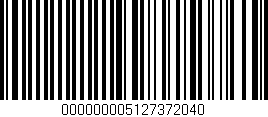 Código de barras (EAN, GTIN, SKU, ISBN): '000000005127372040'