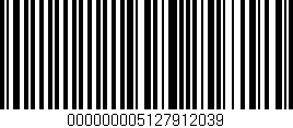 Código de barras (EAN, GTIN, SKU, ISBN): '000000005127912039'