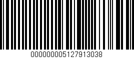 Código de barras (EAN, GTIN, SKU, ISBN): '000000005127913038'