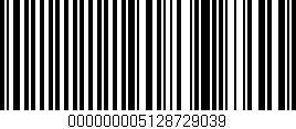 Código de barras (EAN, GTIN, SKU, ISBN): '000000005128729039'
