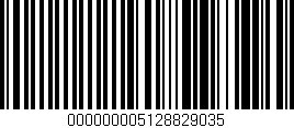 Código de barras (EAN, GTIN, SKU, ISBN): '000000005128829035'