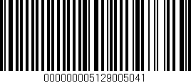 Código de barras (EAN, GTIN, SKU, ISBN): '000000005129005041'