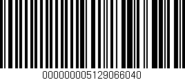 Código de barras (EAN, GTIN, SKU, ISBN): '000000005129066040'