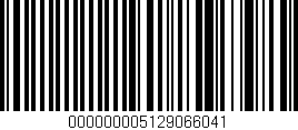 Código de barras (EAN, GTIN, SKU, ISBN): '000000005129066041'
