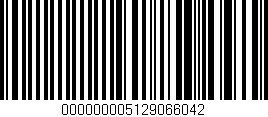 Código de barras (EAN, GTIN, SKU, ISBN): '000000005129066042'