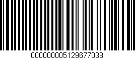 Código de barras (EAN, GTIN, SKU, ISBN): '000000005129677038'