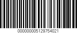 Código de barras (EAN, GTIN, SKU, ISBN): '000000005129754021'