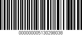 Código de barras (EAN, GTIN, SKU, ISBN): '000000005130298038'