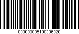 Código de barras (EAN, GTIN, SKU, ISBN): '000000005130386020'