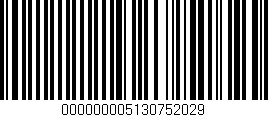 Código de barras (EAN, GTIN, SKU, ISBN): '000000005130752029'