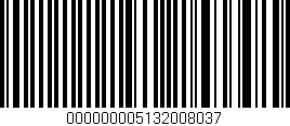 Código de barras (EAN, GTIN, SKU, ISBN): '000000005132008037'