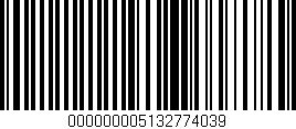 Código de barras (EAN, GTIN, SKU, ISBN): '000000005132774039'