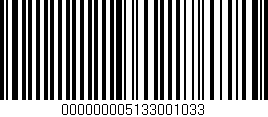 Código de barras (EAN, GTIN, SKU, ISBN): '000000005133001033'