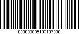 Código de barras (EAN, GTIN, SKU, ISBN): '000000005133137038'