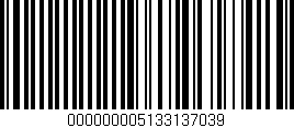 Código de barras (EAN, GTIN, SKU, ISBN): '000000005133137039'