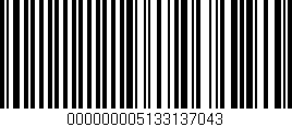 Código de barras (EAN, GTIN, SKU, ISBN): '000000005133137043'