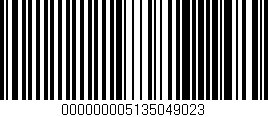 Código de barras (EAN, GTIN, SKU, ISBN): '000000005135049023'
