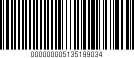 Código de barras (EAN, GTIN, SKU, ISBN): '000000005135199034'