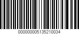 Código de barras (EAN, GTIN, SKU, ISBN): '000000005135210034'