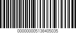 Código de barras (EAN, GTIN, SKU, ISBN): '000000005138405035'