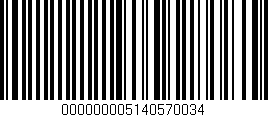 Código de barras (EAN, GTIN, SKU, ISBN): '000000005140570034'