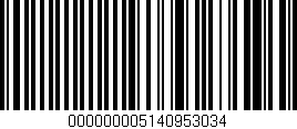 Código de barras (EAN, GTIN, SKU, ISBN): '000000005140953034'
