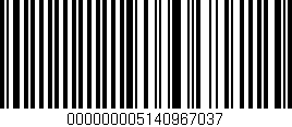 Código de barras (EAN, GTIN, SKU, ISBN): '000000005140967037'