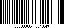 Código de barras (EAN, GTIN, SKU, ISBN): '000000005143343043'