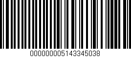 Código de barras (EAN, GTIN, SKU, ISBN): '000000005143345038'