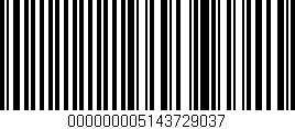 Código de barras (EAN, GTIN, SKU, ISBN): '000000005143729037'