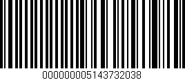 Código de barras (EAN, GTIN, SKU, ISBN): '000000005143732038'