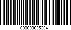 Código de barras (EAN, GTIN, SKU, ISBN): '0000000053041'