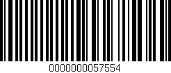 Código de barras (EAN, GTIN, SKU, ISBN): '0000000057554'