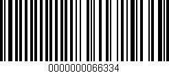 Código de barras (EAN, GTIN, SKU, ISBN): '0000000066334'