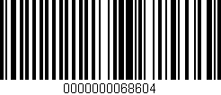 Código de barras (EAN, GTIN, SKU, ISBN): '0000000068604'