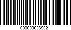 Código de barras (EAN, GTIN, SKU, ISBN): '0000000069021'