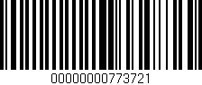 Código de barras (EAN, GTIN, SKU, ISBN): '00000000773721'
