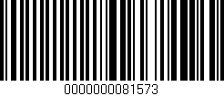 Código de barras (EAN, GTIN, SKU, ISBN): '0000000081573'
